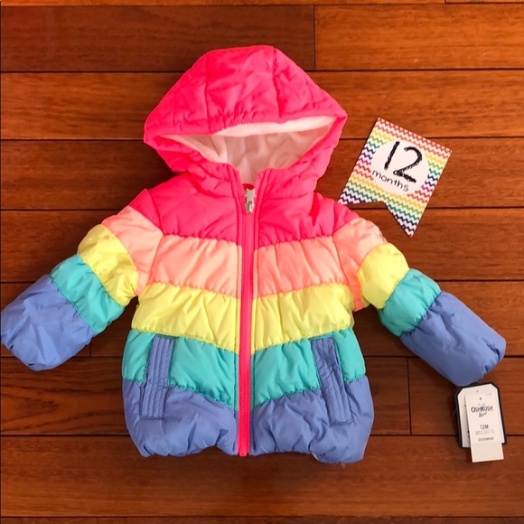 oshkosh rainbow jacket